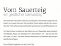 Vom Sauerteig - ein geistlicher Genusstag (Hausen)