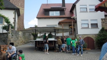 Dorfbrunnenfest, Kelterplatz