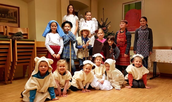 Unsere Krippenspielkinder 2019